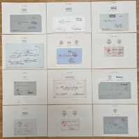 Kl. Sammlung Falt/Briefe ohne Marken