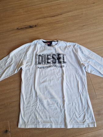 Langarmshirt DIESEL Grösse L weiss used
