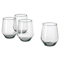 12× Glas, grau 45cl