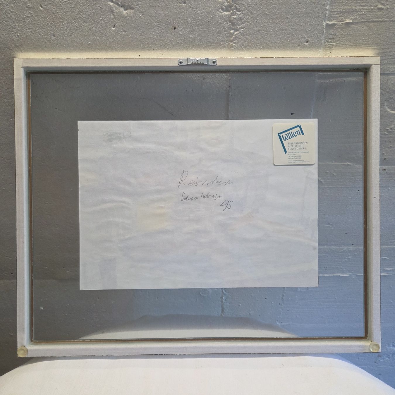 Gemälde: Gemälde auf Papier, Stilleben..1995 – Gebraucht aus Stans von Ducati16 3