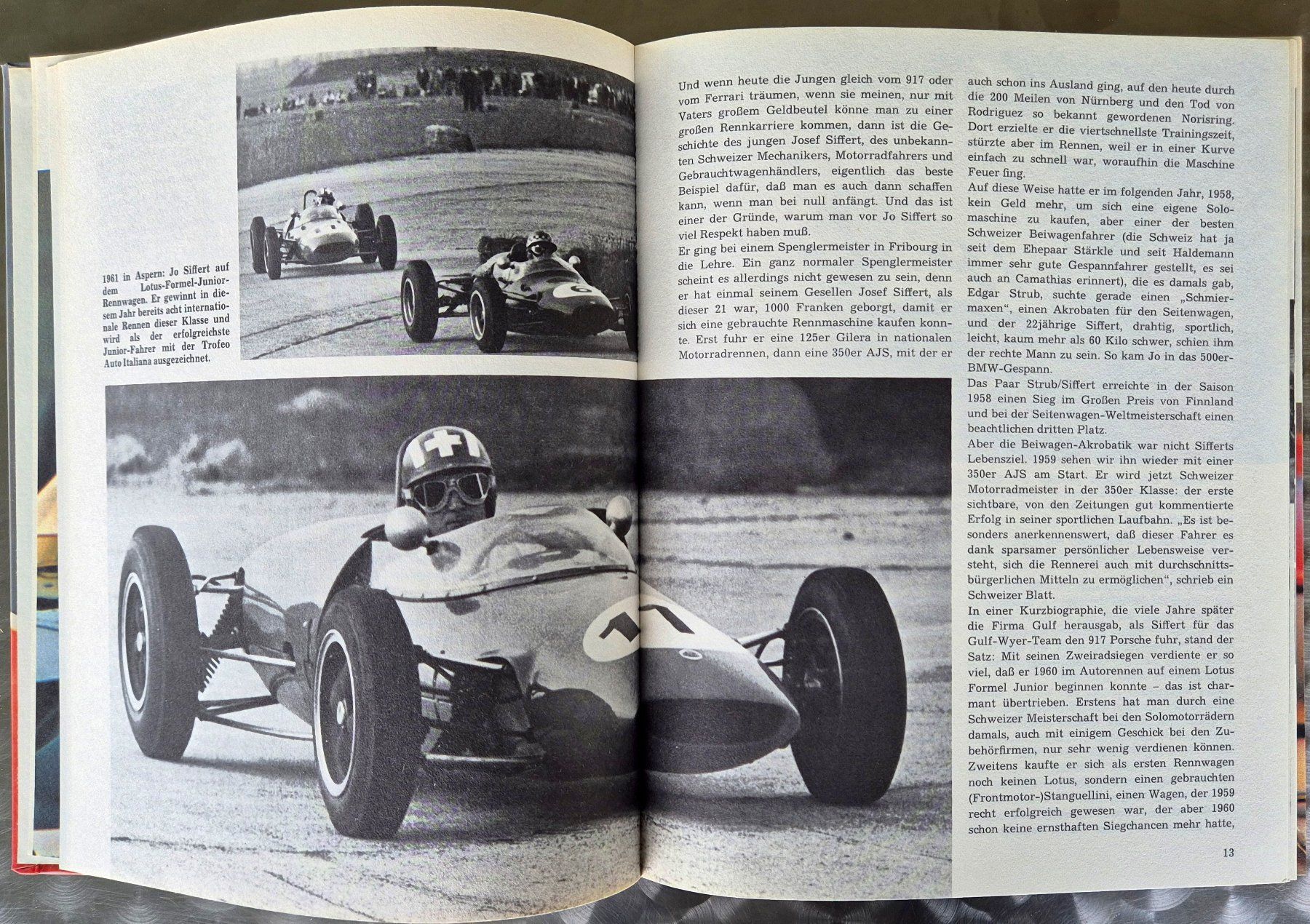 Bücher: Formel 1 Legende:  JOE SIFFERT - 1971/1972 – Neu (gemäss Beschreibung) aus Fällanden von Blausegelfliege 3