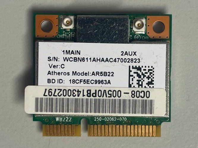 Unità & Adattatore: Atheros WLAN Bluetooth Modul, Mini PCI-E – Usato da Sachseln venduto da Quaker0