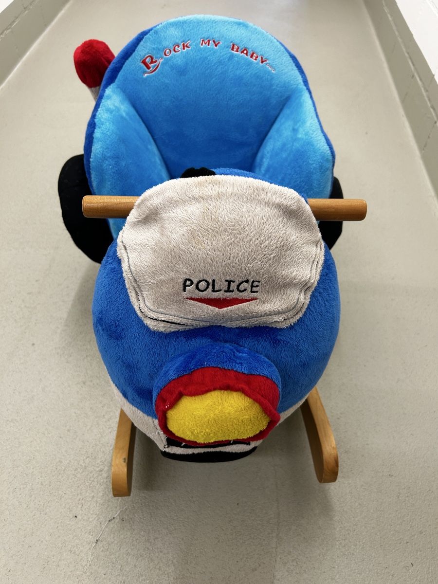 Giocattoli: Kinder-Kleinkindschaukel Motorrad Polizei – Nuovo (secondo la descrizione) da Möhlin venduto da USA78