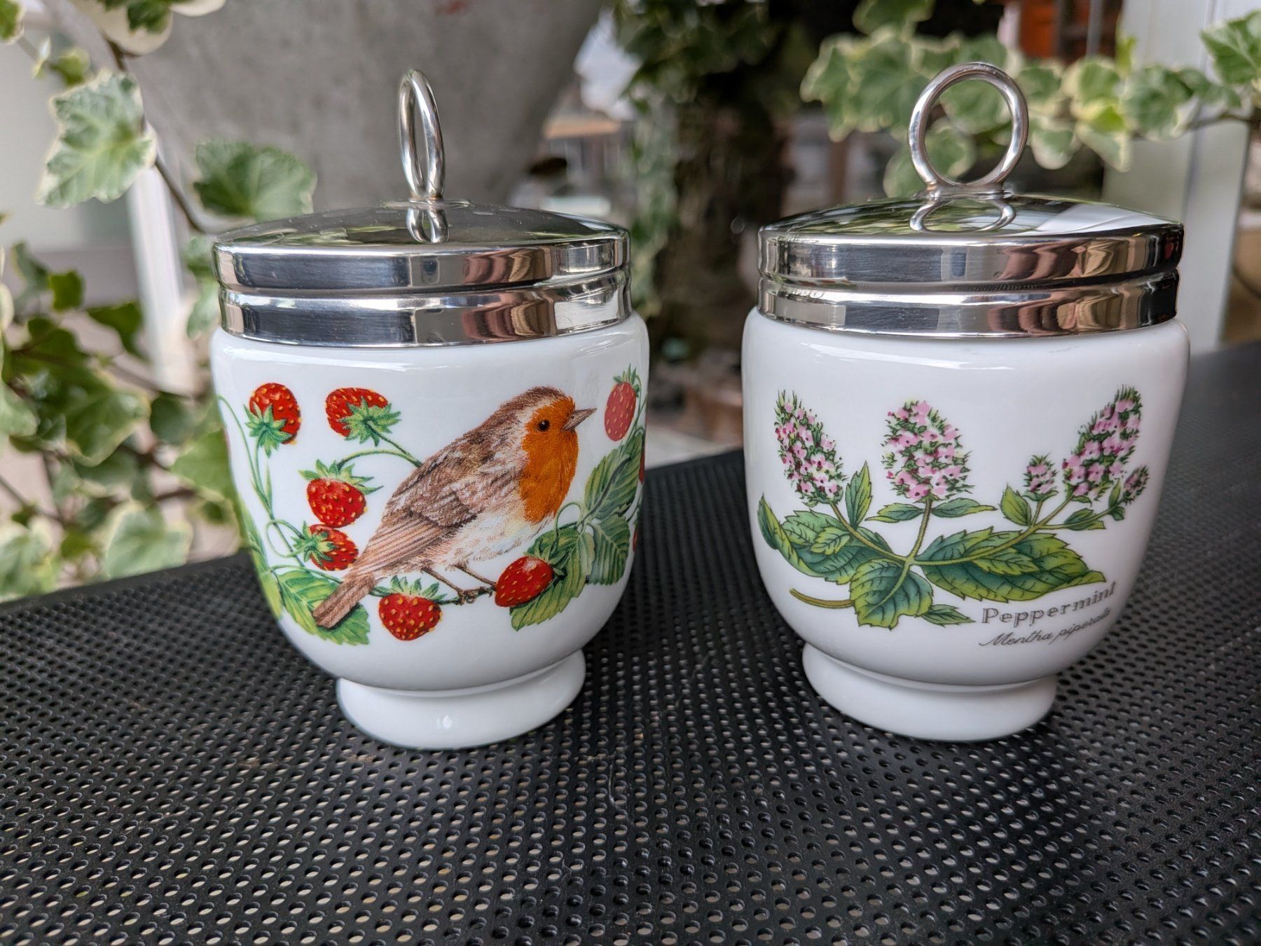 Royal Worcester Altre Stoviglie: 2 Royal Worcester Eggcoddler Eierkocher – Usato da Emmen venduto da Brockofsky 1