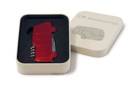 VW T1 BUS 3D TASCHENMESSER - ROT