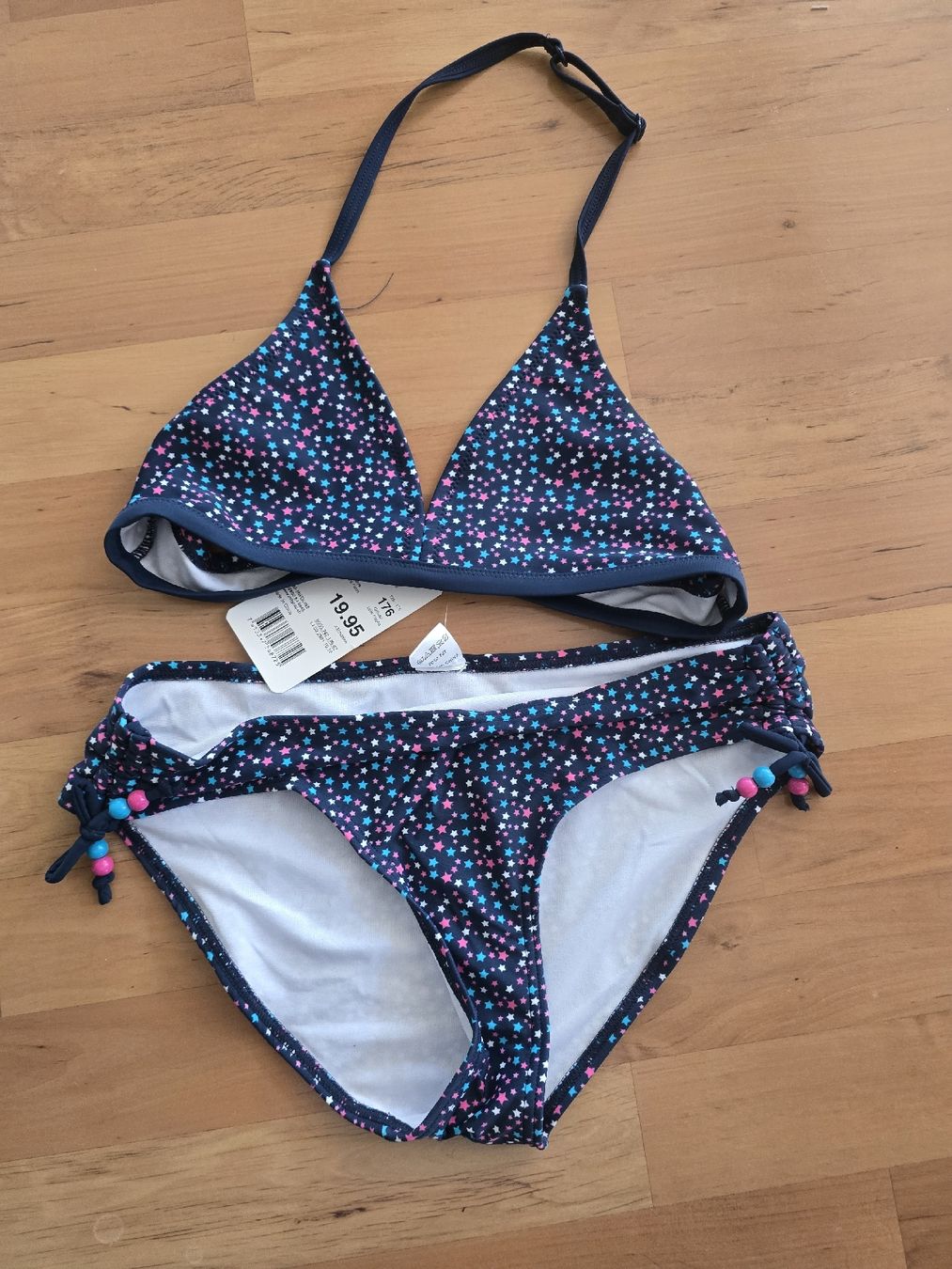 Costumi da bagno & Bikini: Bikini mit Sternenmuster, Gr. 176 – Nuovo e nell'imballaggio originale da Brügg BE venduto da Eulette