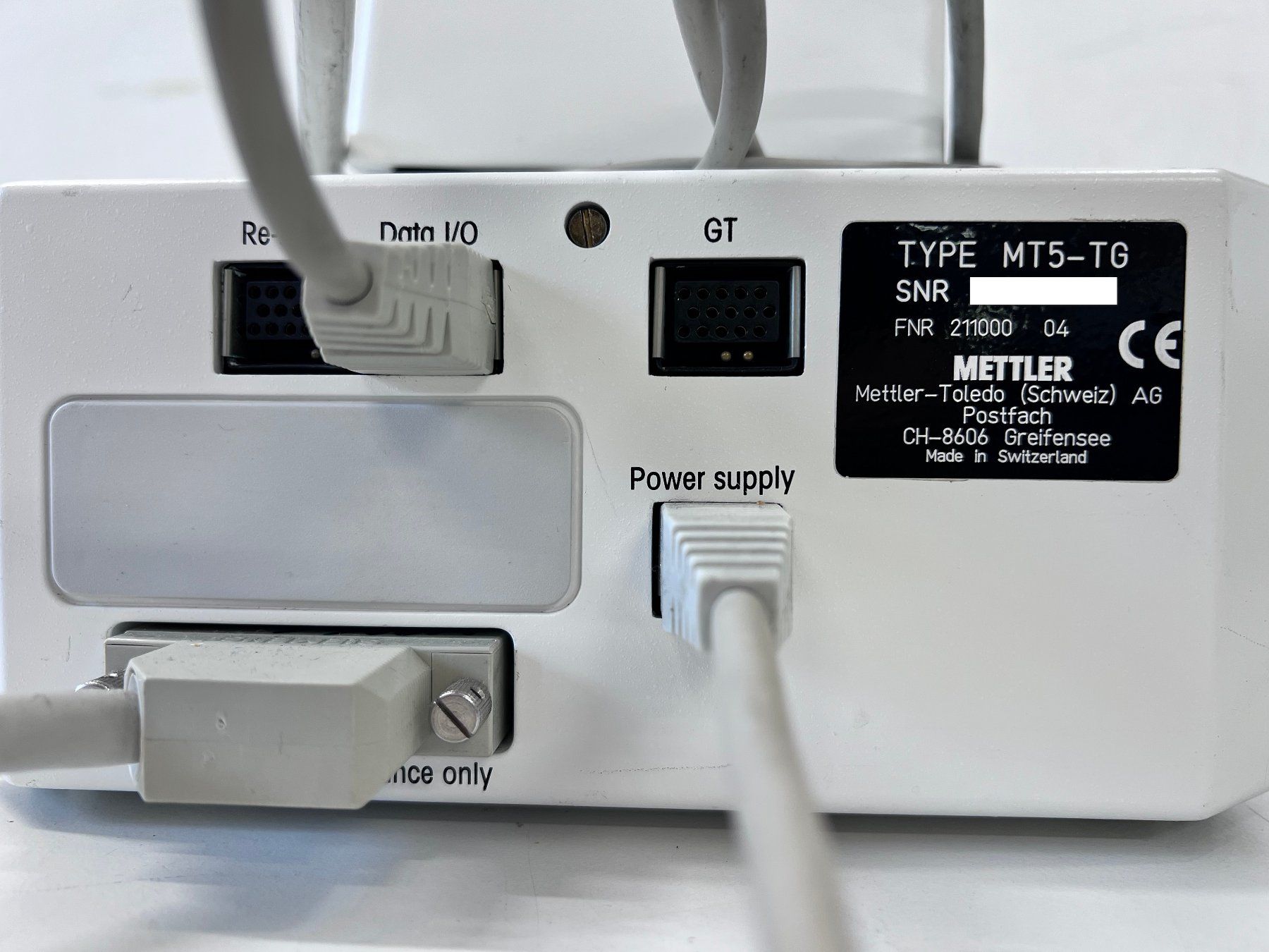 Accessori da laboratorio: Mettler Toledo Thermobalance TG50 MT5 TC15 Controller – Usato da Niederdorf venduto da LeptonAG_Labor 6