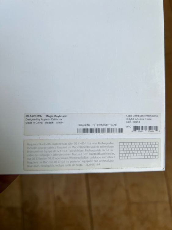 Tastiere: Apple Magic Keyboard wie neu inkl. OVP – Usato da Zürich venduto da tomgreenius 2