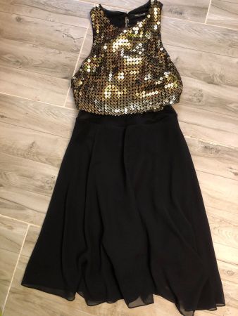 Süsses schwarzes  Abendkleid Gr.36