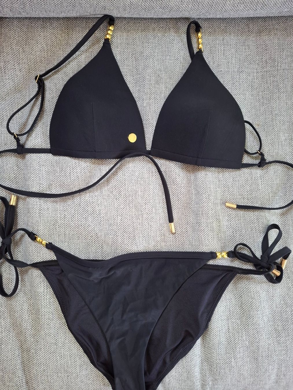 Calvin Klein Costumi da bagno & Bikini: Calvin Klein Bikini, schwarz, 34/36, XS – Usato da Dornach venduto da shoe-lina