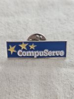 CompuServe Anstecker mit 3 Sternen guter Zustand