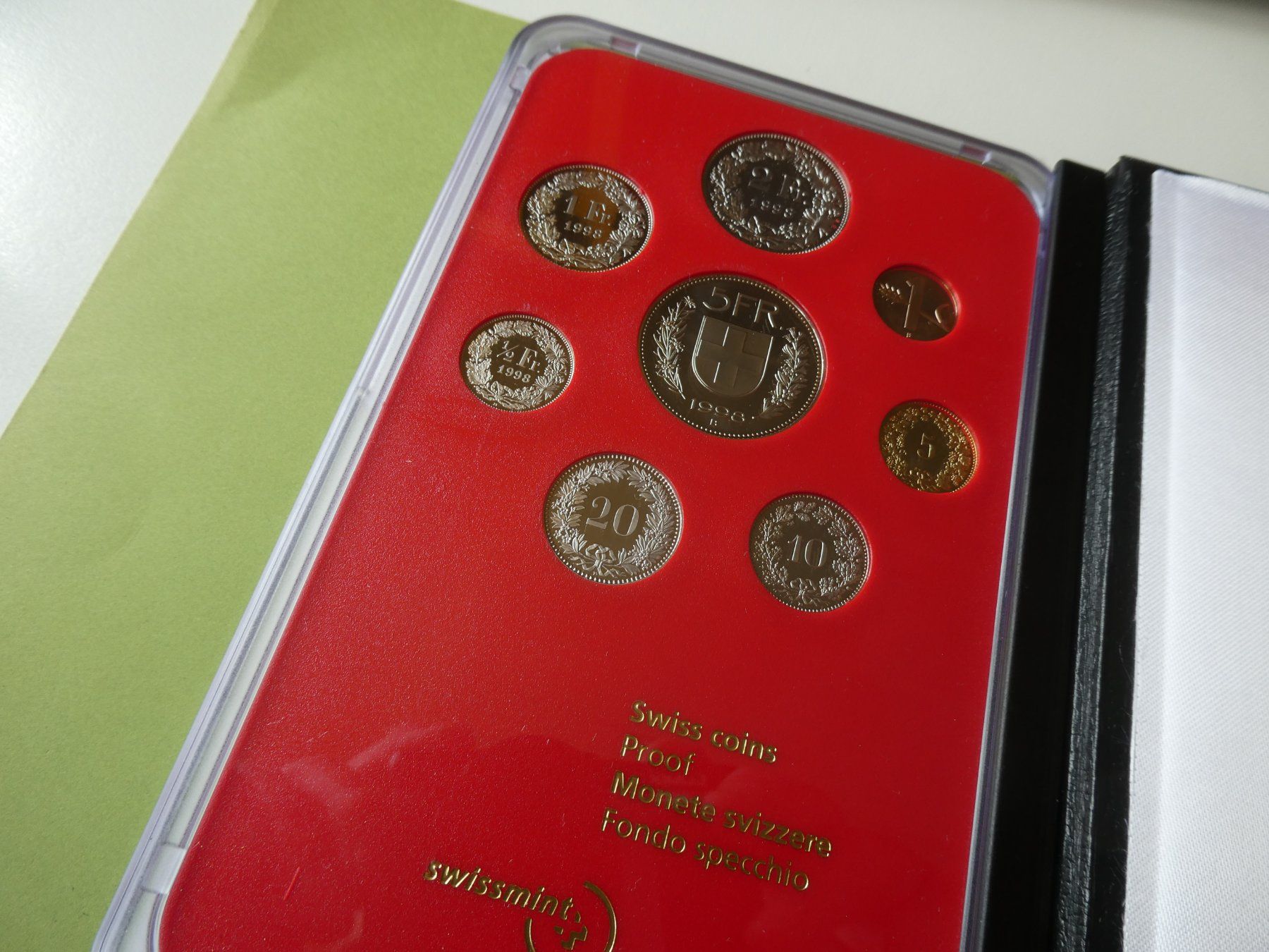 Alle Münzen: Schweiz 1998, Münzsatz Polierte Platte – Neu (gemäss Beschreibung) aus Hinterforst von Rohusri 2