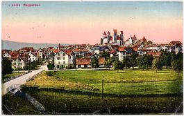 RAPPERSWIL - Generalansicht (im Sommer) ca. 1920 (SG)
