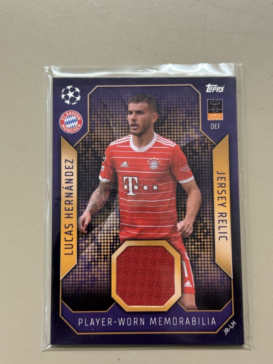 Topps Cartes à collectionner: Topps Match Attax Lucas Hernandez jersey Relic Patch – Neuf (Voir description) à Lausen par Flaze