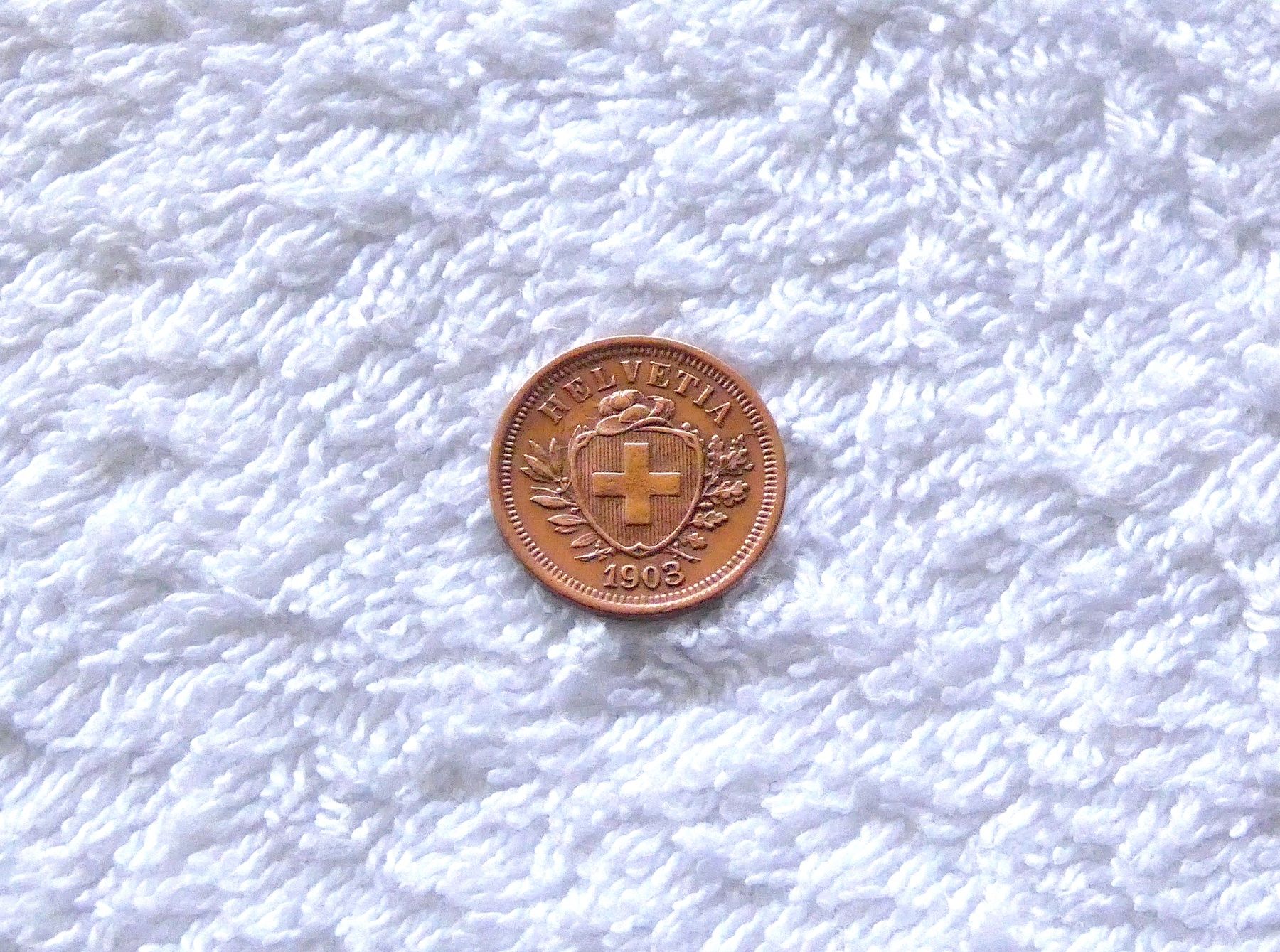 Tutti le monete: 1 centime/rappen 1903 abart – Usato da Nyon venduto da Ilmi09