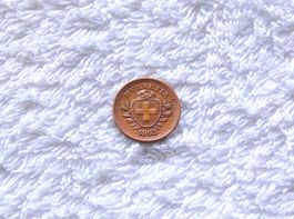 1 centime/rappen 1903 abart