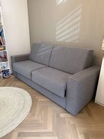 Canapé lit Swiss bedding gris