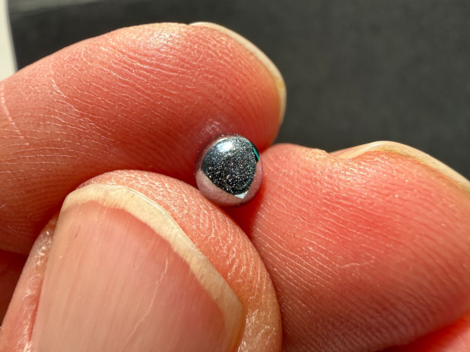Edelmetalle: Osmium, Schmelzperle 1,0 g – Neu (gemäss Beschreibung) aus Lützelflüh-Goldb von Elementis