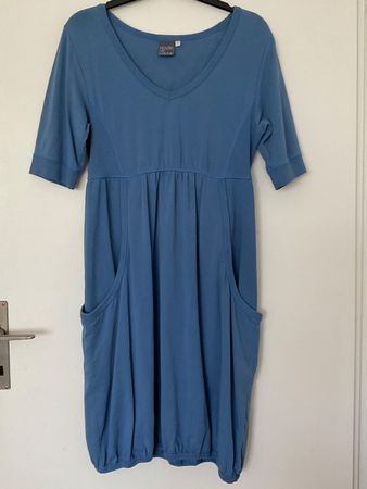 HOUSE OF LOLA Sommer Kleid Gr L blau Top