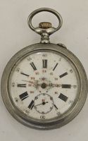 Ancienne montre de poche, à décor floral!
