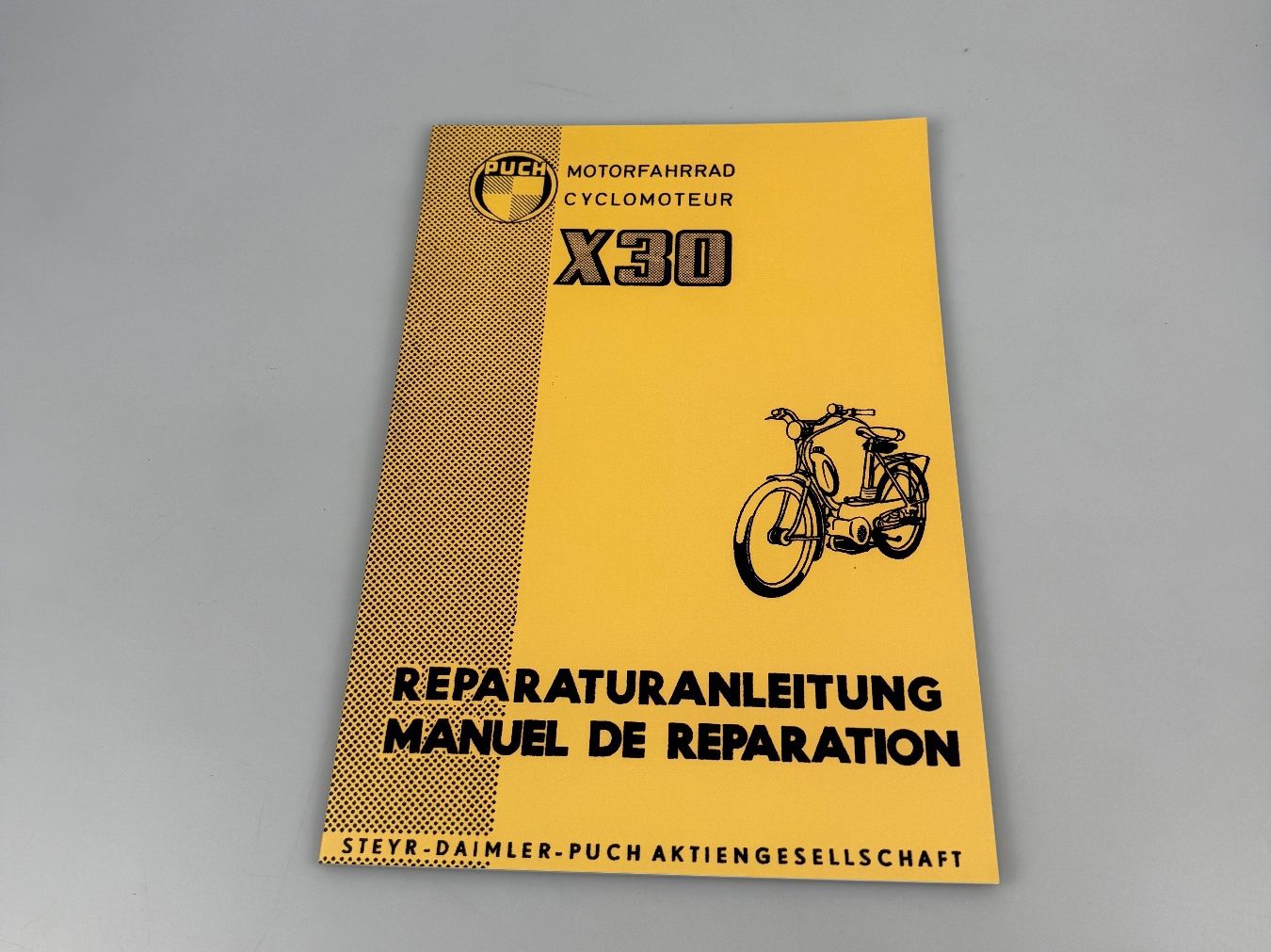 Puch Ciclomotori: Puch Velux Reparaturnaleitung – Nuovo e nell'imballaggio originale da Hallau venduto da mofaplus