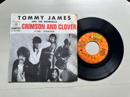 TOMMY JAMES AND THE SHONDELLS tolle Single Crimson clover F