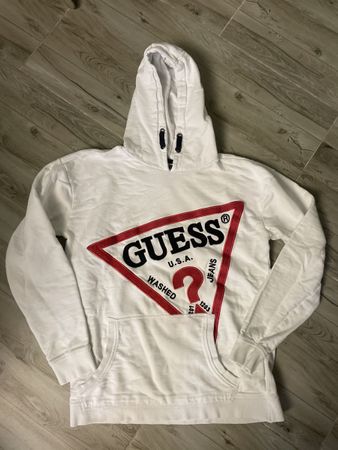 Cooler weisser GUESS Hoodie Gr.164