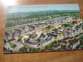 Karte Karte Landesausstellung 1914 Bern, passender Werbe-o