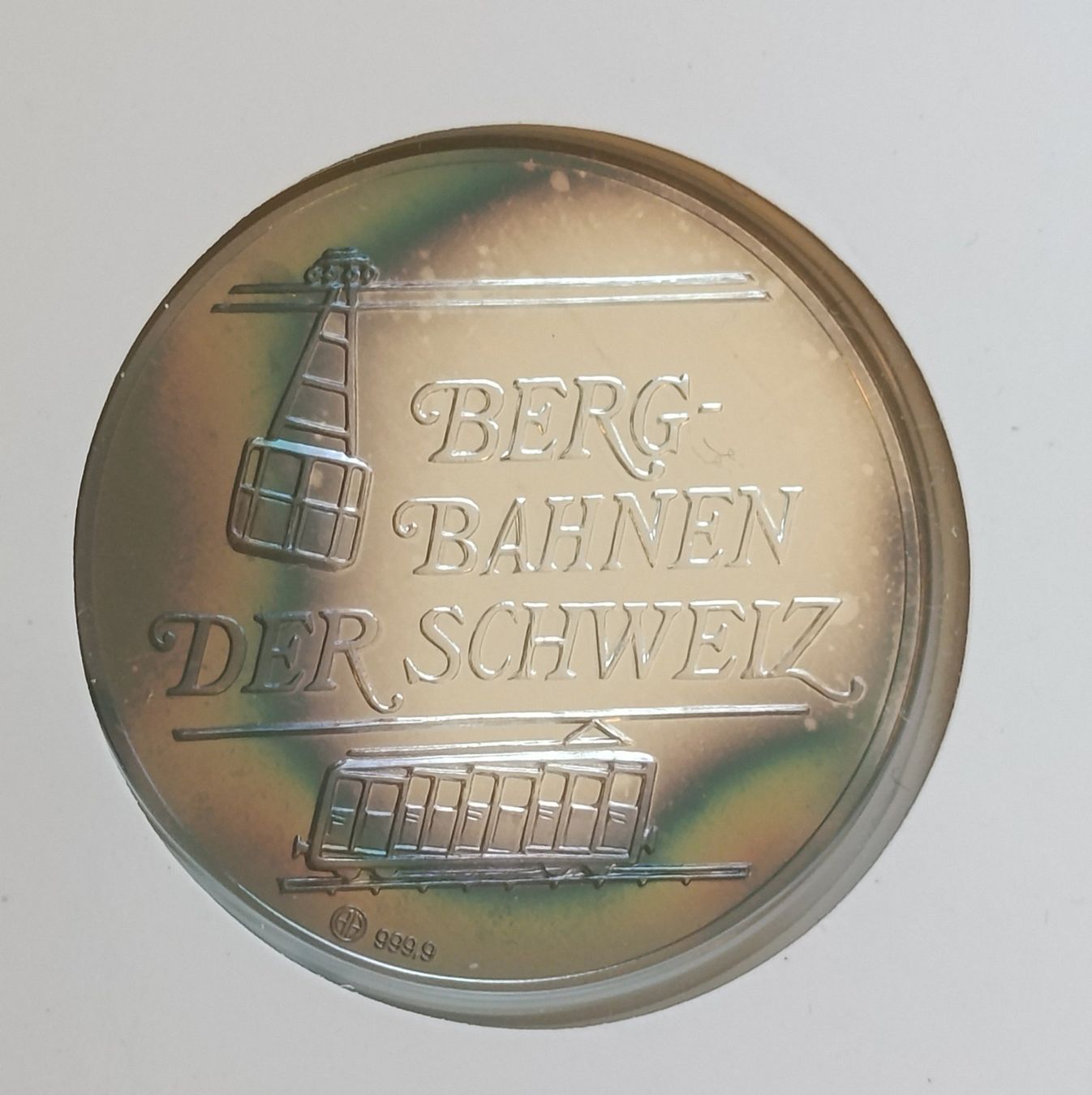 Medaillen: Bergbahnen der Schweiz - Lungern-Turren-Bahn – Gebraucht aus Luzern von Vreneli_1 2