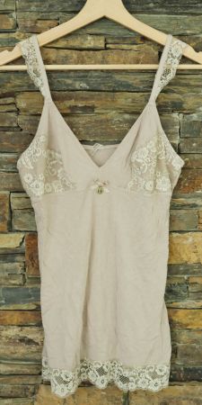 Top mit Spitze Intimissini Lingeri Gr. L beige