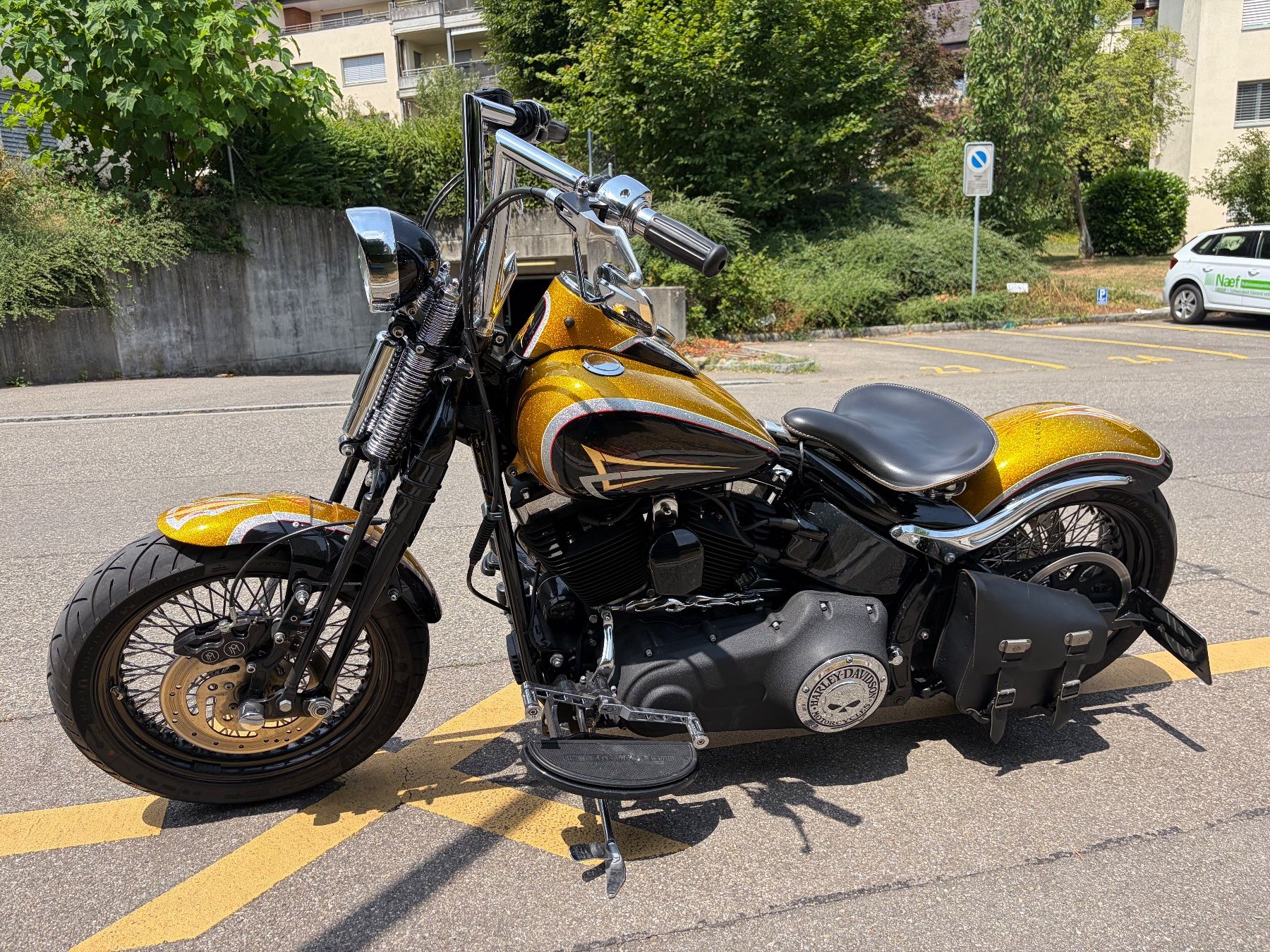 Harley-Davidson Chopper: Harley Davidson CROSS BONES X BONES Custom EINZELSTÜCK – Gebraucht aus Rütihof von elcheffe81 9