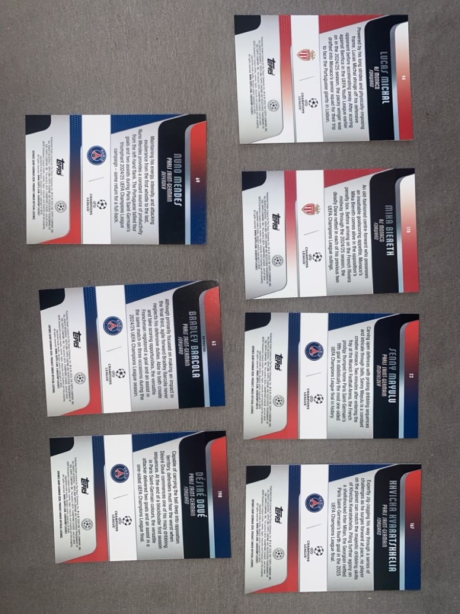 Topps Carte collezionabili: Topps Chrome UEFA Champions League 2026 – Usato da Dornach venduto da kil_rc55 1