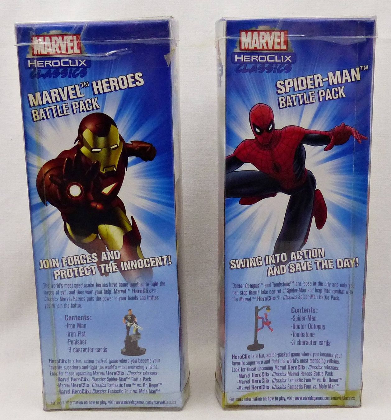 Marvel Statuette: MARVEL HEROES SPIDER-MAN BATTLE PACK PUNISHER IRON-MAN MINI – Nuovo e nell'imballaggio originale da Lugano venduto da YouWantUS 3