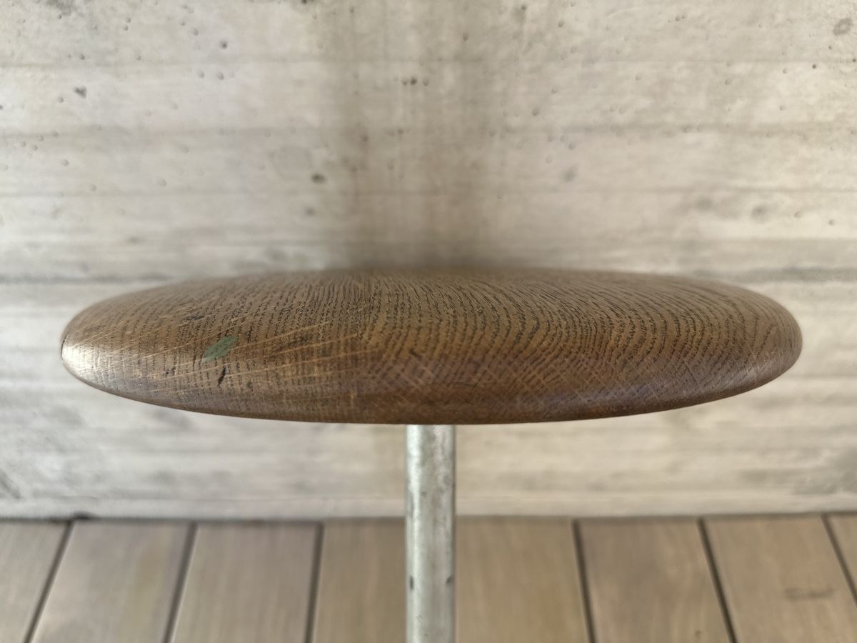 Hocker: Vintage Hocker, Holz, Industrial Look – Gebraucht aus Leuk-Stadt von 2thcircle 3