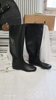 Patent Pending Gummistiefel Gr. 40 Schwarz Rot – Wasserdicht