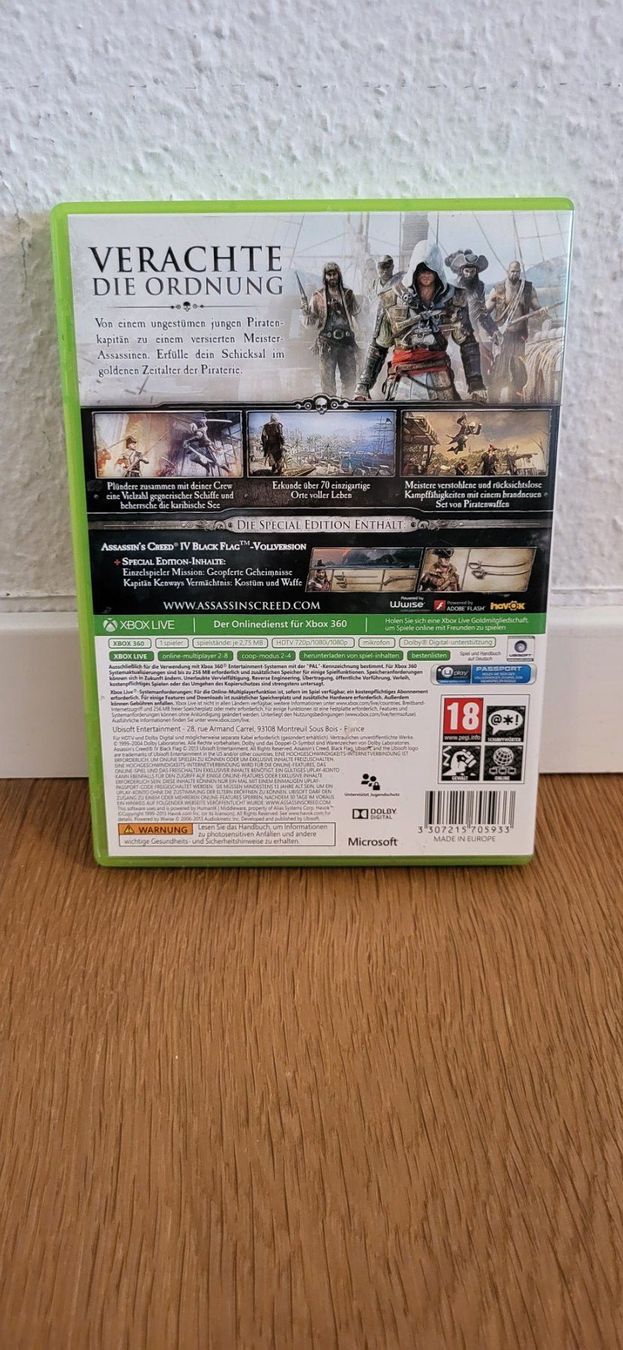 Microsoft Spiele: Xbox 360 - Assassins Creed Black Flag – Gebraucht aus Münsingen von DigitaleSpielecke 1