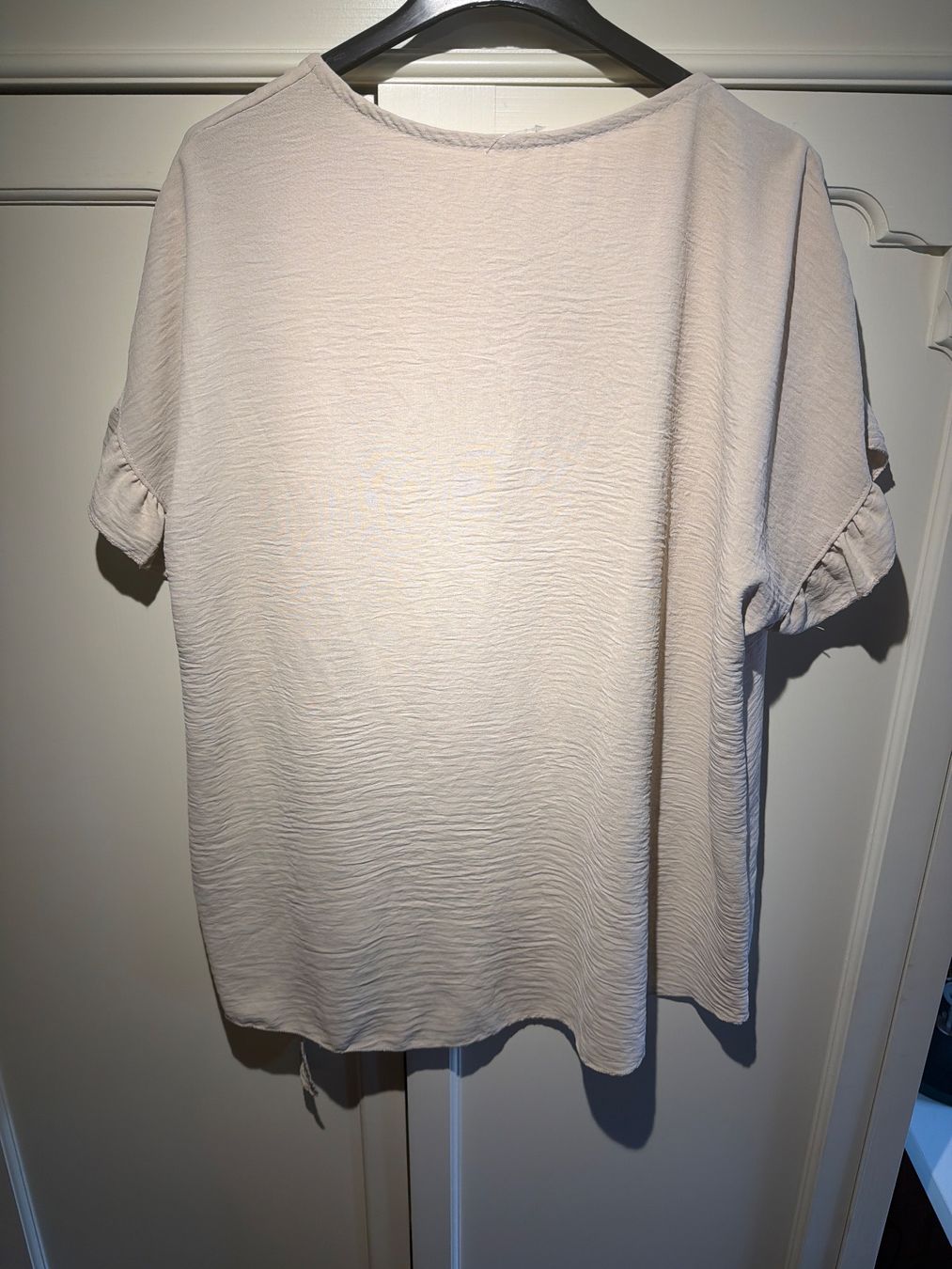 Camicette: DAMEN KURZARM BLUSE-BEIGE – Nuovo e nell'imballaggio originale da Meienried venduto da ManuelaBoutique 3