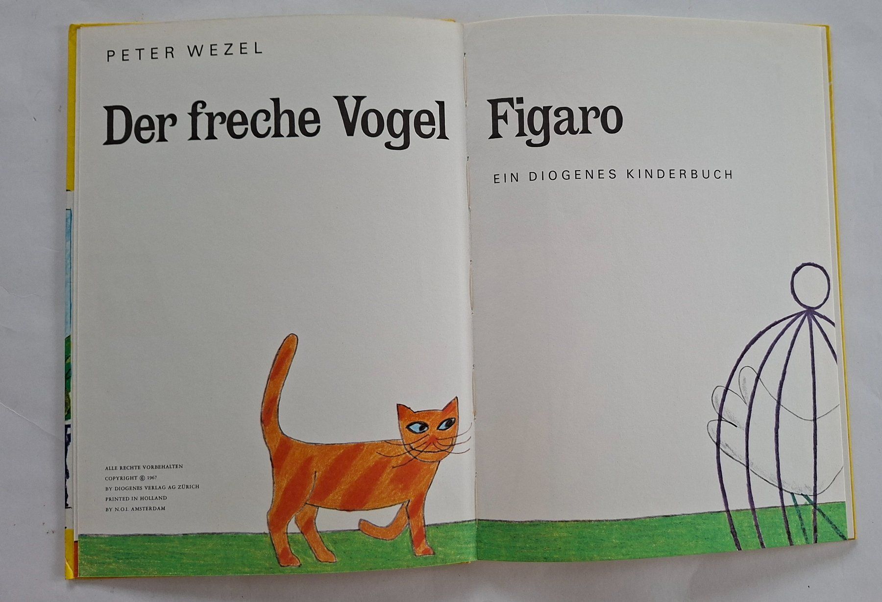 Libri: Peter Wezel: Der freche Vogel Figaro - Kinderbuch Klassiker! – Usato da Opfikon venduto da Diversamente 2