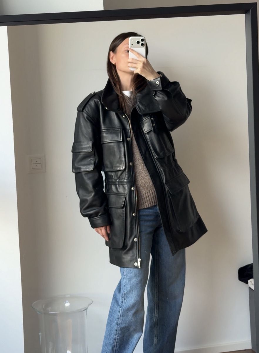 Gestuz Giacche: Gestuz leather jacket – Nuovo (secondo la descrizione) da Paradiso venduto da viorea 3