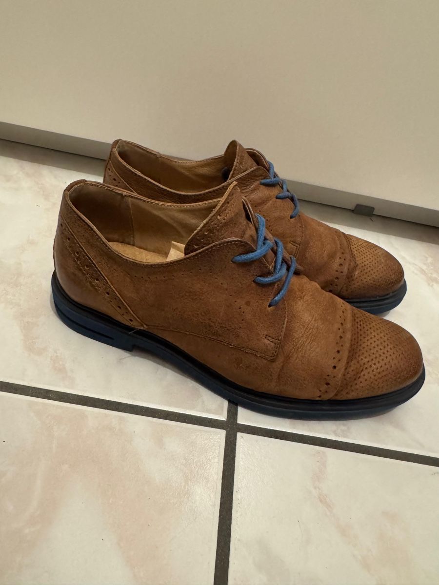 Scarpe da uomo: Handgefertigte braune Ledersandalen, Grösse 50 – Usato da Sementina venduto da RiccardoCo 1