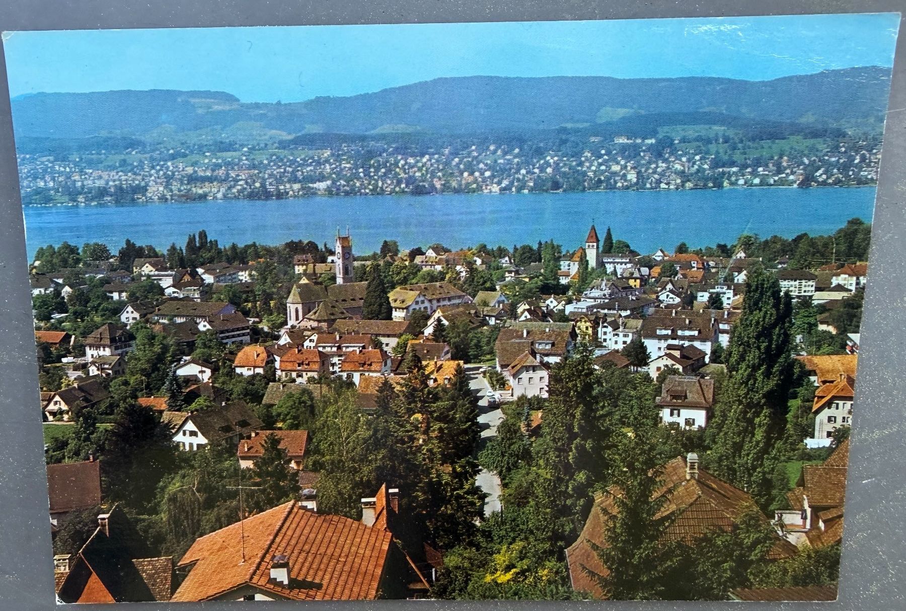 Cartoline postali: KÜSNACHT ZH -  Ansichtskarte – Usato da Tegerfelden venduto da siebenmacky
