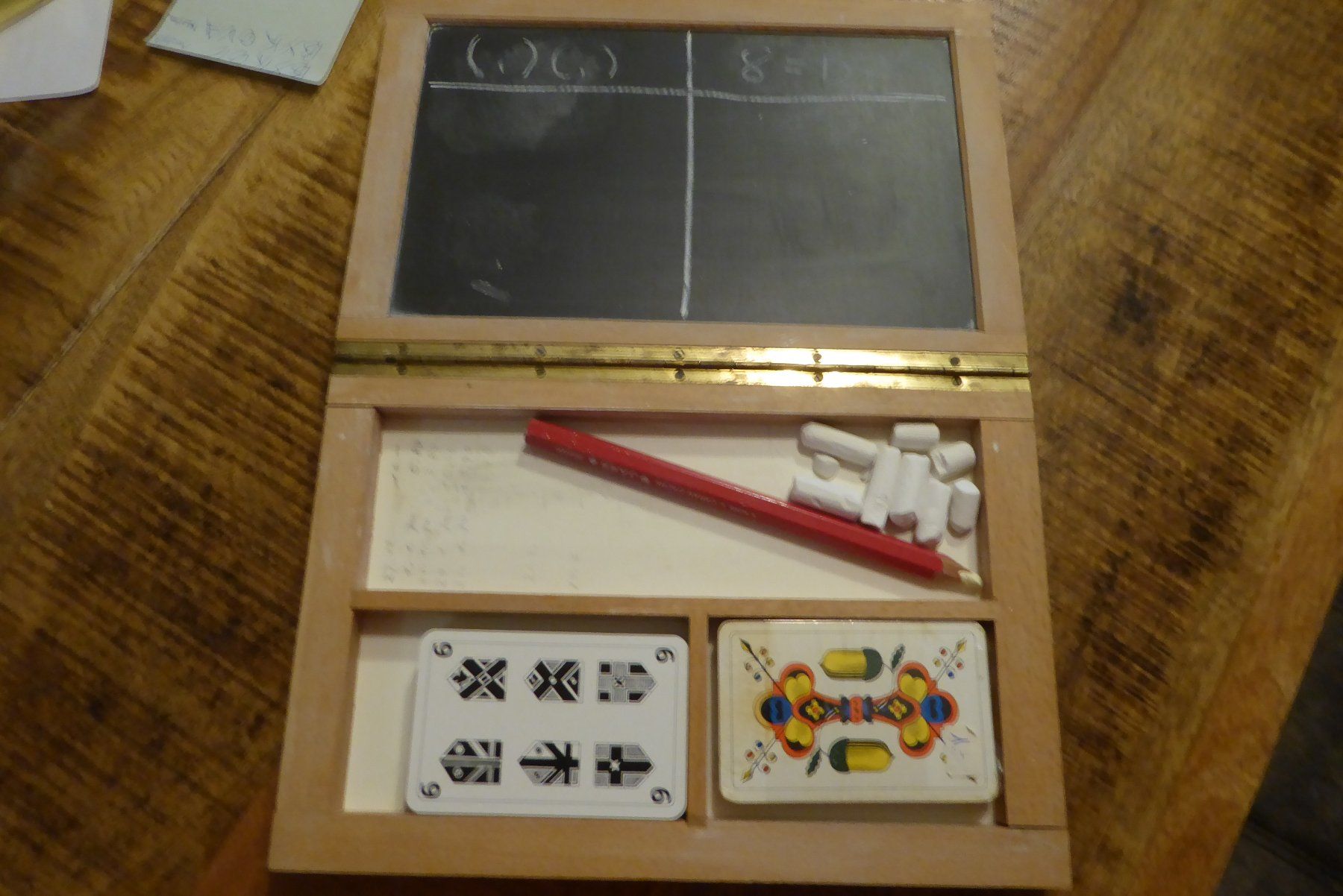 Giochi: Jass Holz Box mit Zubehör Opal – Usato da Sargans venduto da Benziner 1