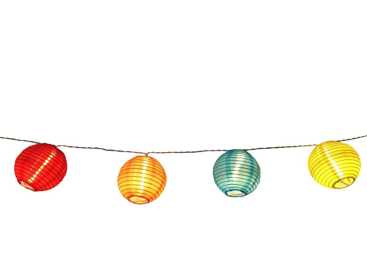 Ghirlande e barre luminose: Lichterkette 10 Led Lampions Bunt – Nuovo e nell'imballaggio originale da Wettingen venduto da Swala 3