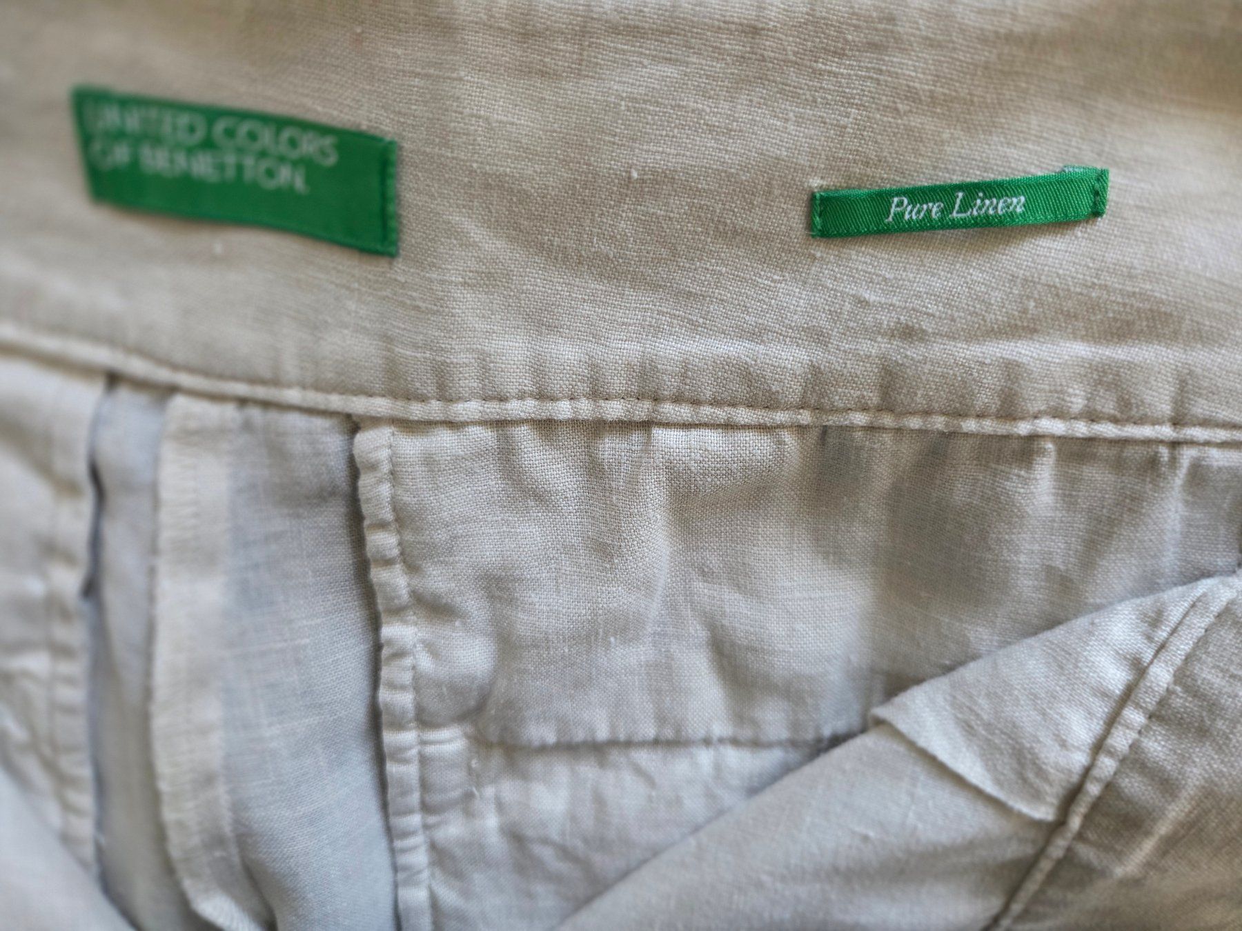 Benetton Pantaloni: Leinenhose von BENETON – Usato da Oberrieden venduto da Smart570 4