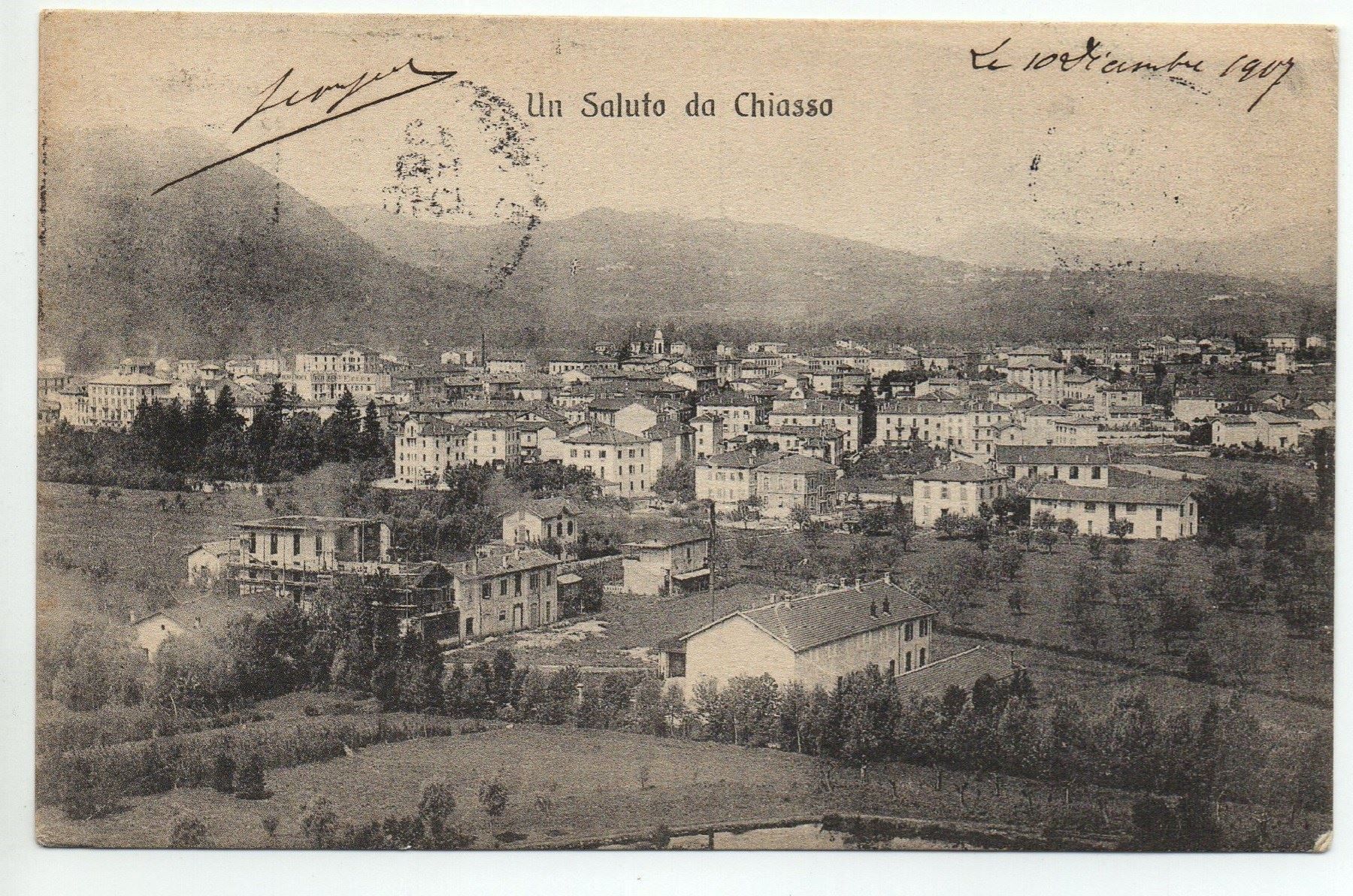 Cartoline postali: Un Saluto da CHIASSO – Usato da Jona venduto da philajona