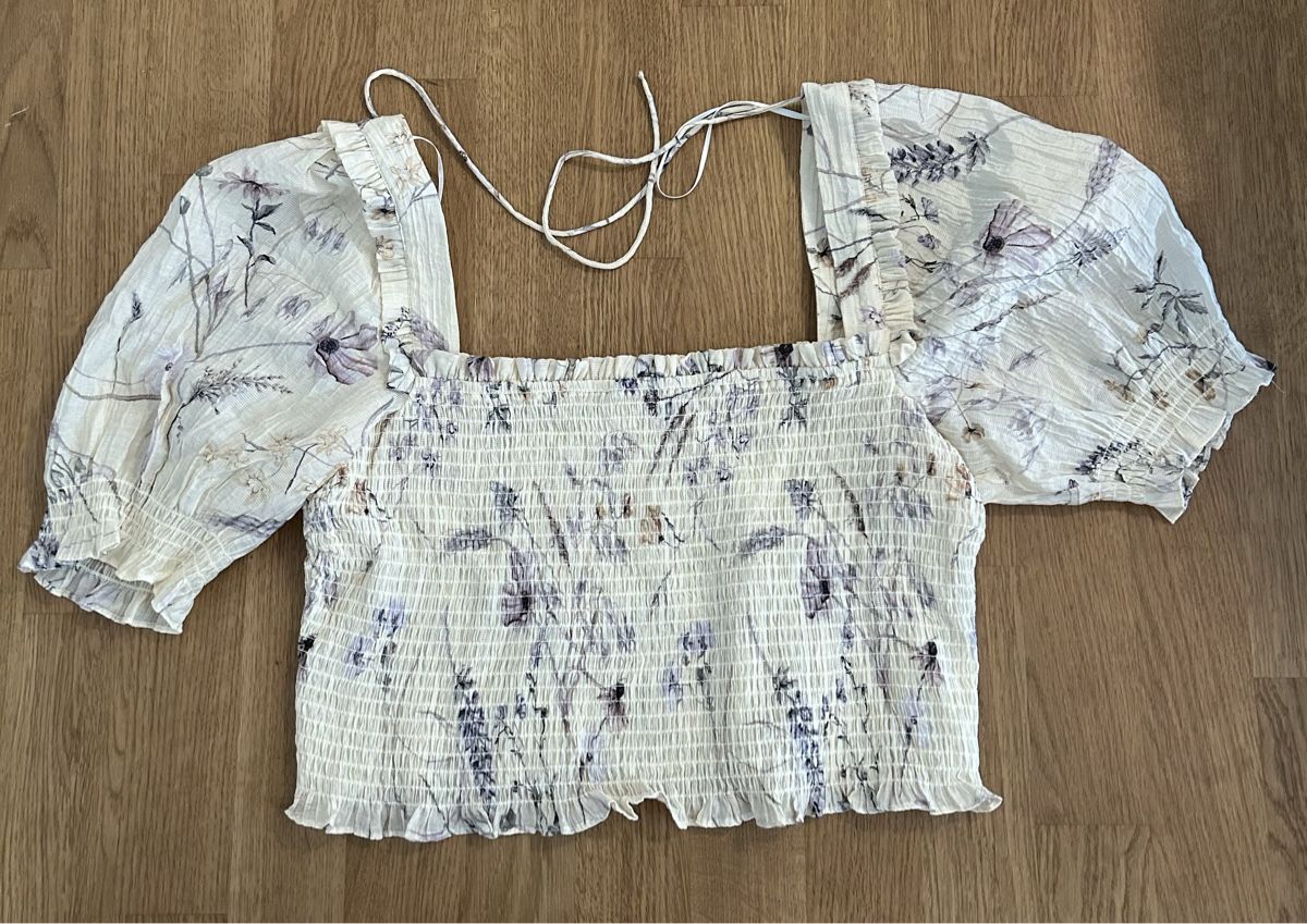 H&M Blusen: Blusentop mit Blumenmuster – Neu (gemäss Beschreibung) aus Winterthur von gaby.00 1