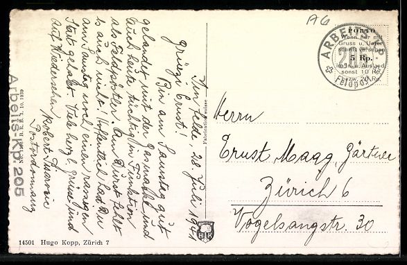 Cartes postales: Zeihen, Teilansicht mit Blick zur Kirche – D'occasion à Berlin par bartko-reher 1