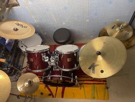 Yamaha Birch Custom Drum Kit (Japan) + EXTRA CYMBALS!!!