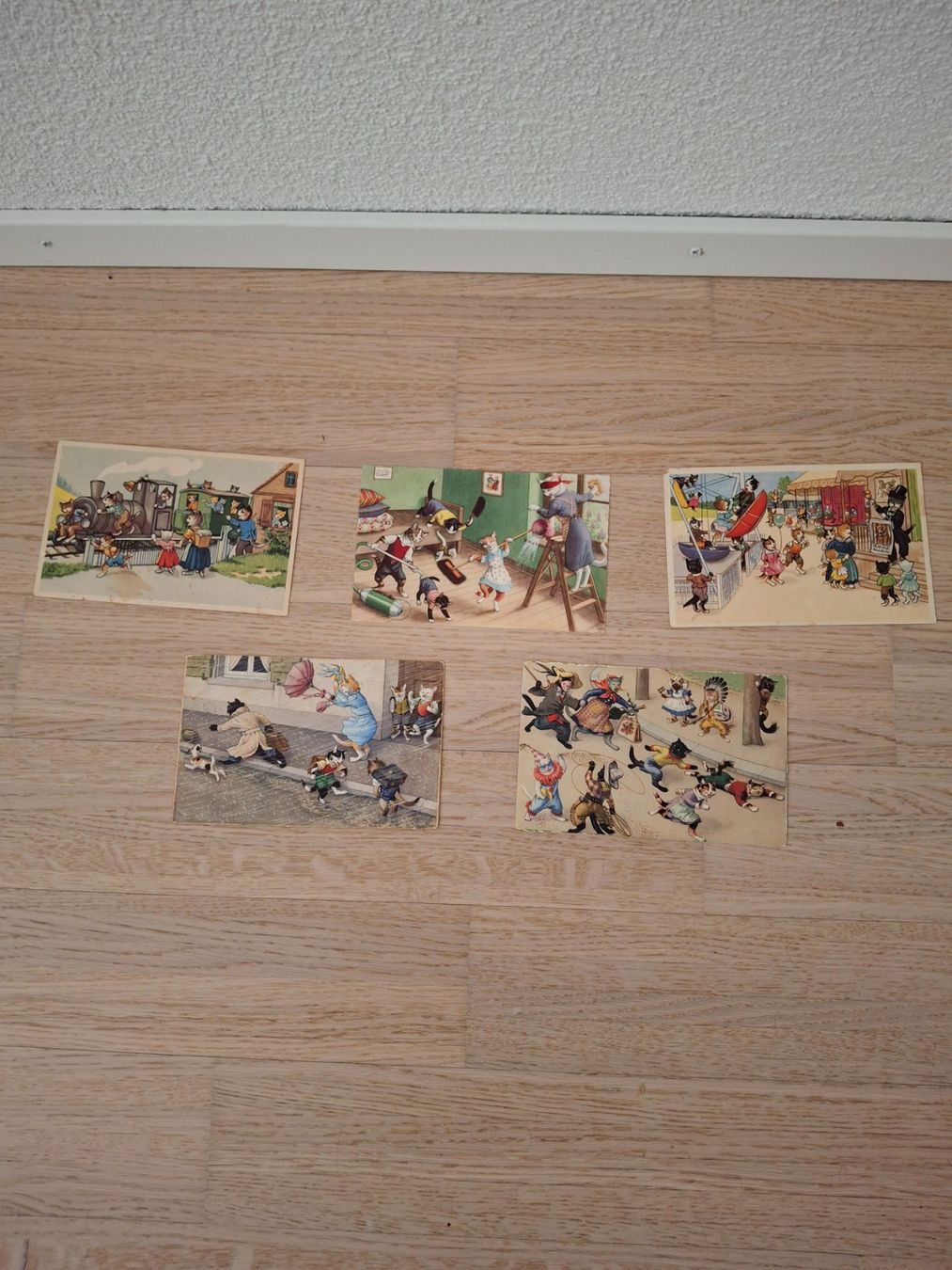 Cartes postales: 5 art postal cards with cats - Brian – D'occasion à Dietikon par Hwengi