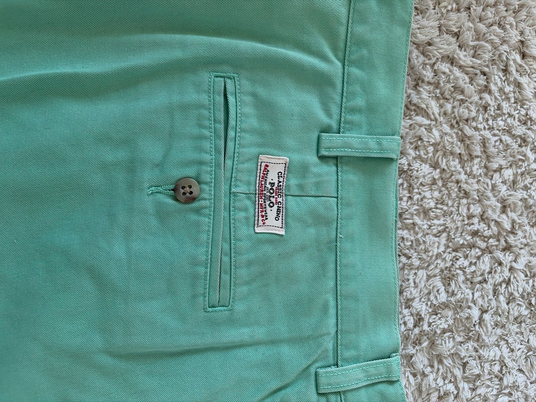 Ralph Lauren Pantaloni: Short Classic Chino Ralph Lauren Vert - W42 – Nuovo (secondo la descrizione) da Hauterive NE venduto da Leo_o 1